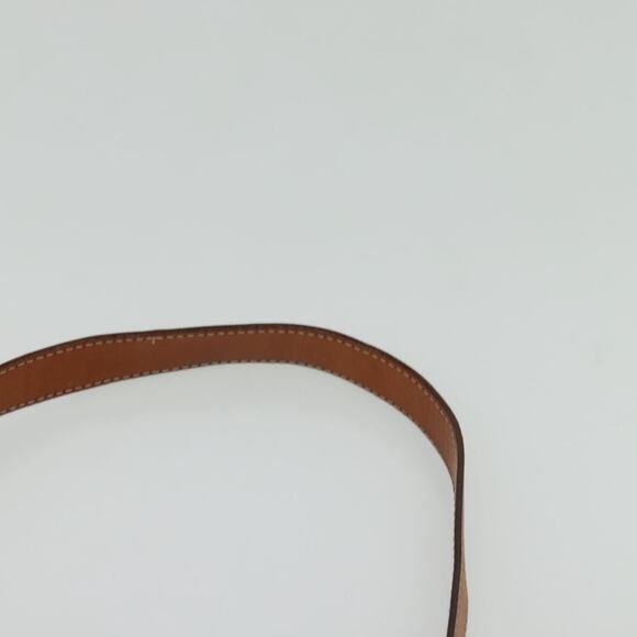 CELINE Macadam Canvas Circle Shoulder Bag Pvc Leather Brown Gold - Picture 8 of 12
